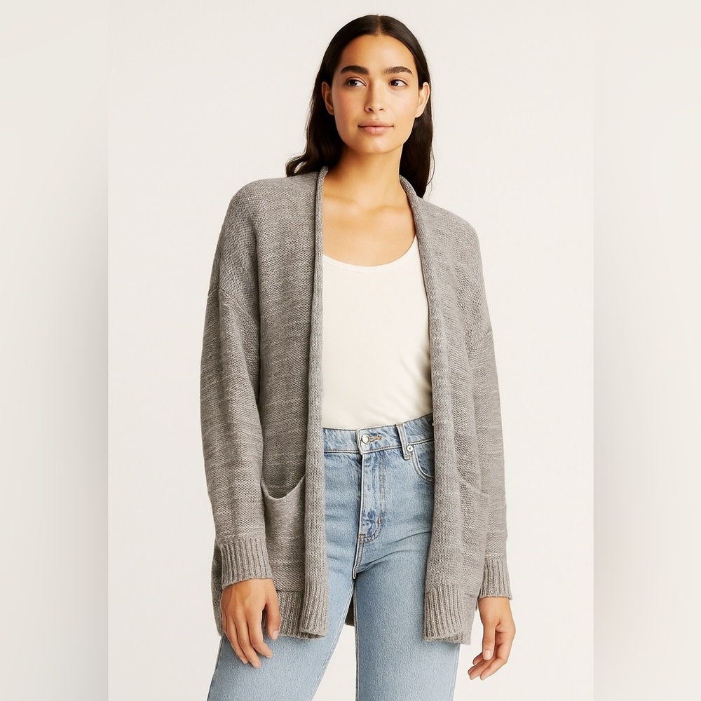 Urban Outfitters Soft Gray Knit Cardigan